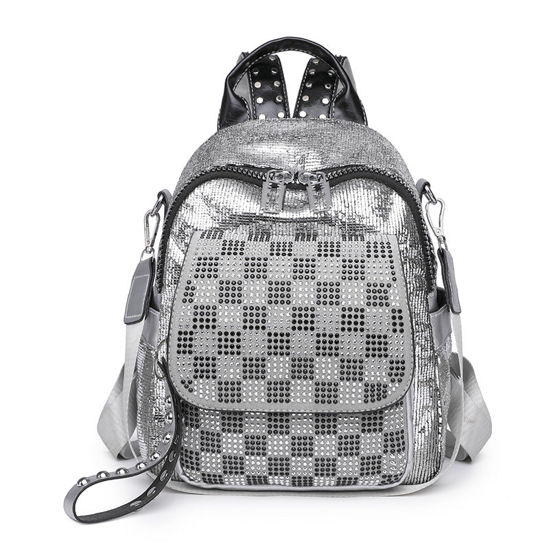Colorful Sequin Women's Multifunctional Backpack