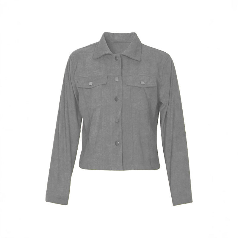 Corduroy Long Sleeve Jacket
