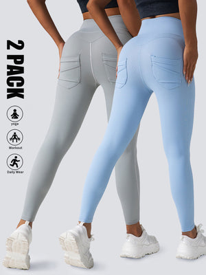 High Waist Yoga Leggings With Pockets