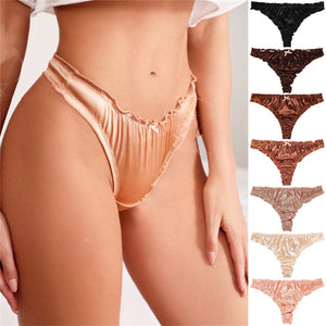 Satin Cotton Crotch Women's Underwear