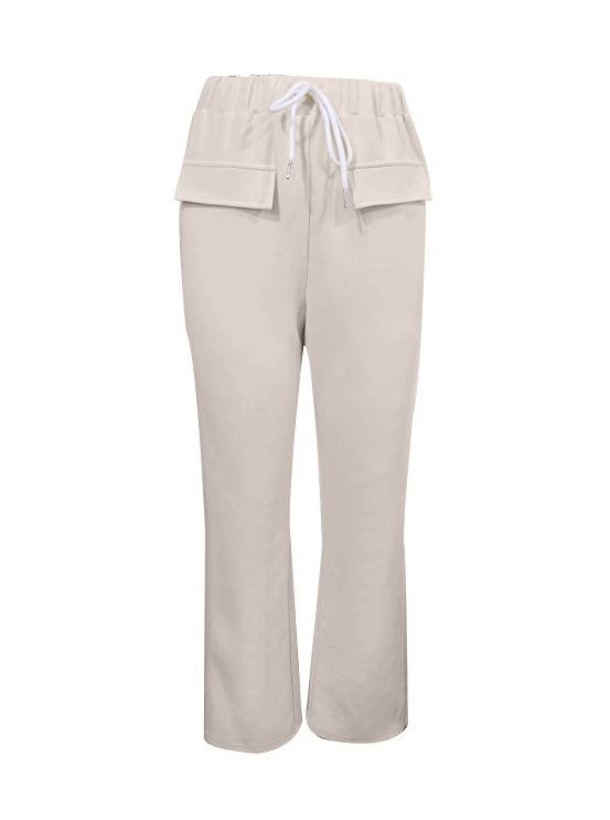 Casual Drawstring Tied Sweatpants