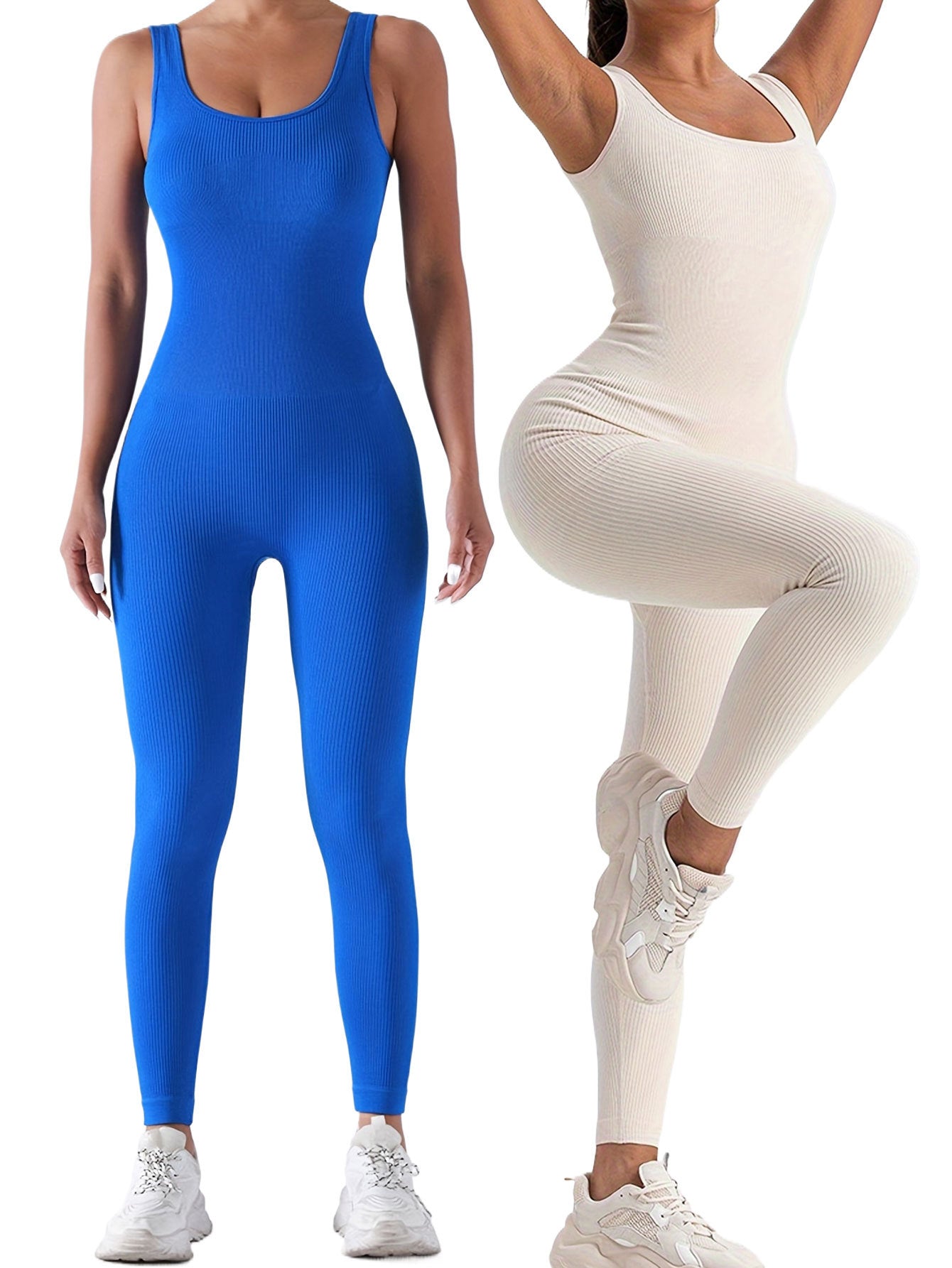Form-Fitting Sensual Activewear Romper