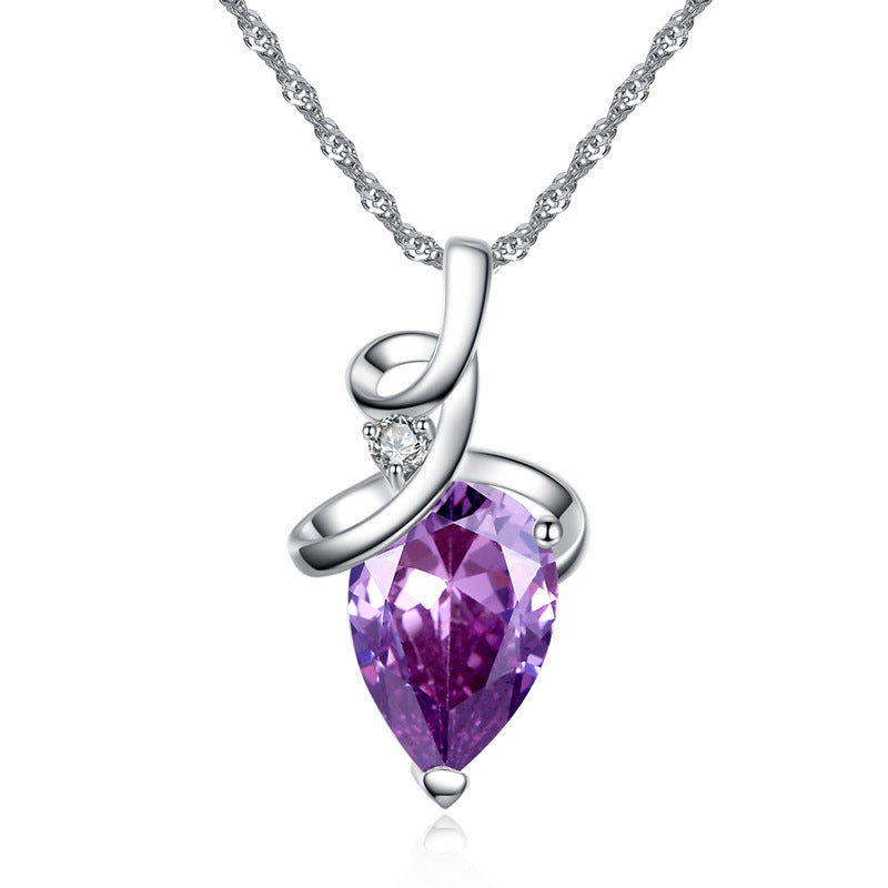 Women's Crystal Pendant Necklace