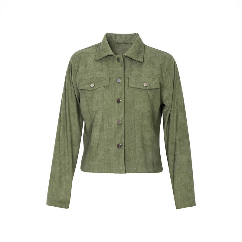 Corduroy Long Sleeve Jacket