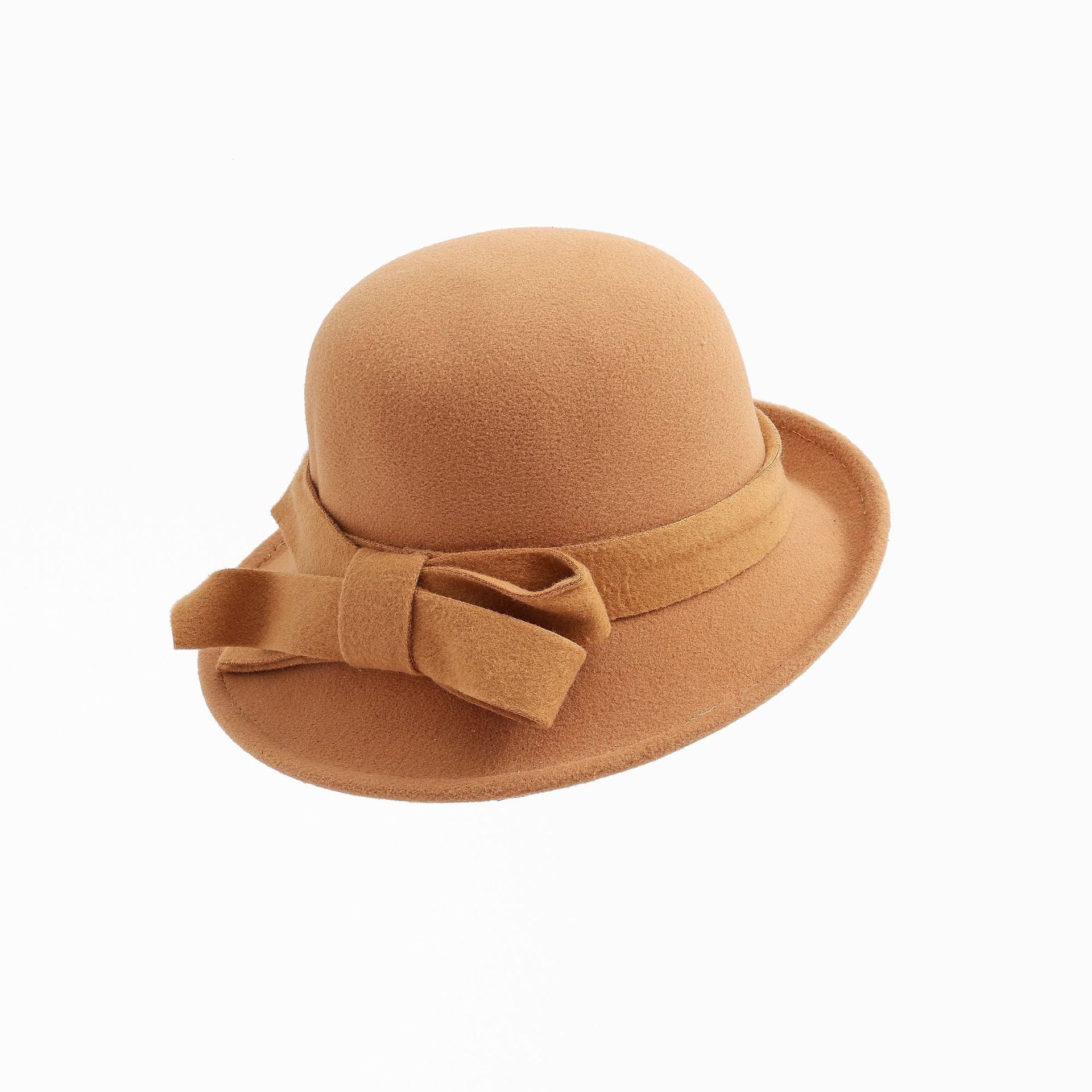 French-style Retro Woolen Bowler Hat