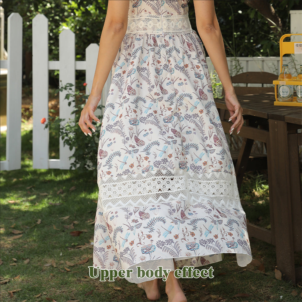 Women's Sleeveless Suspender Floral Dress TAKINMaXX