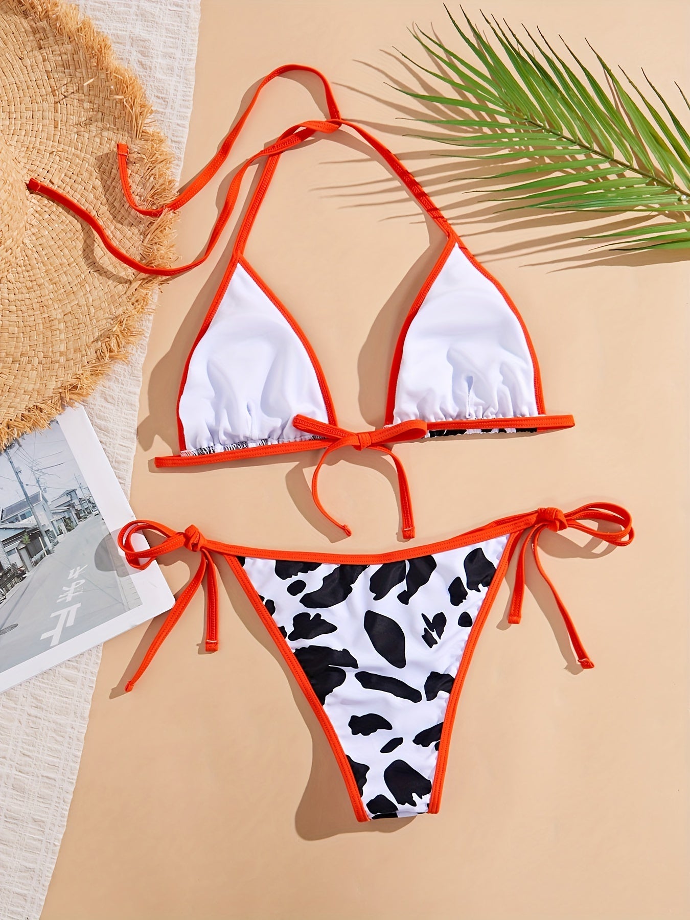 Strapless Swimsuit Two-piece Set
