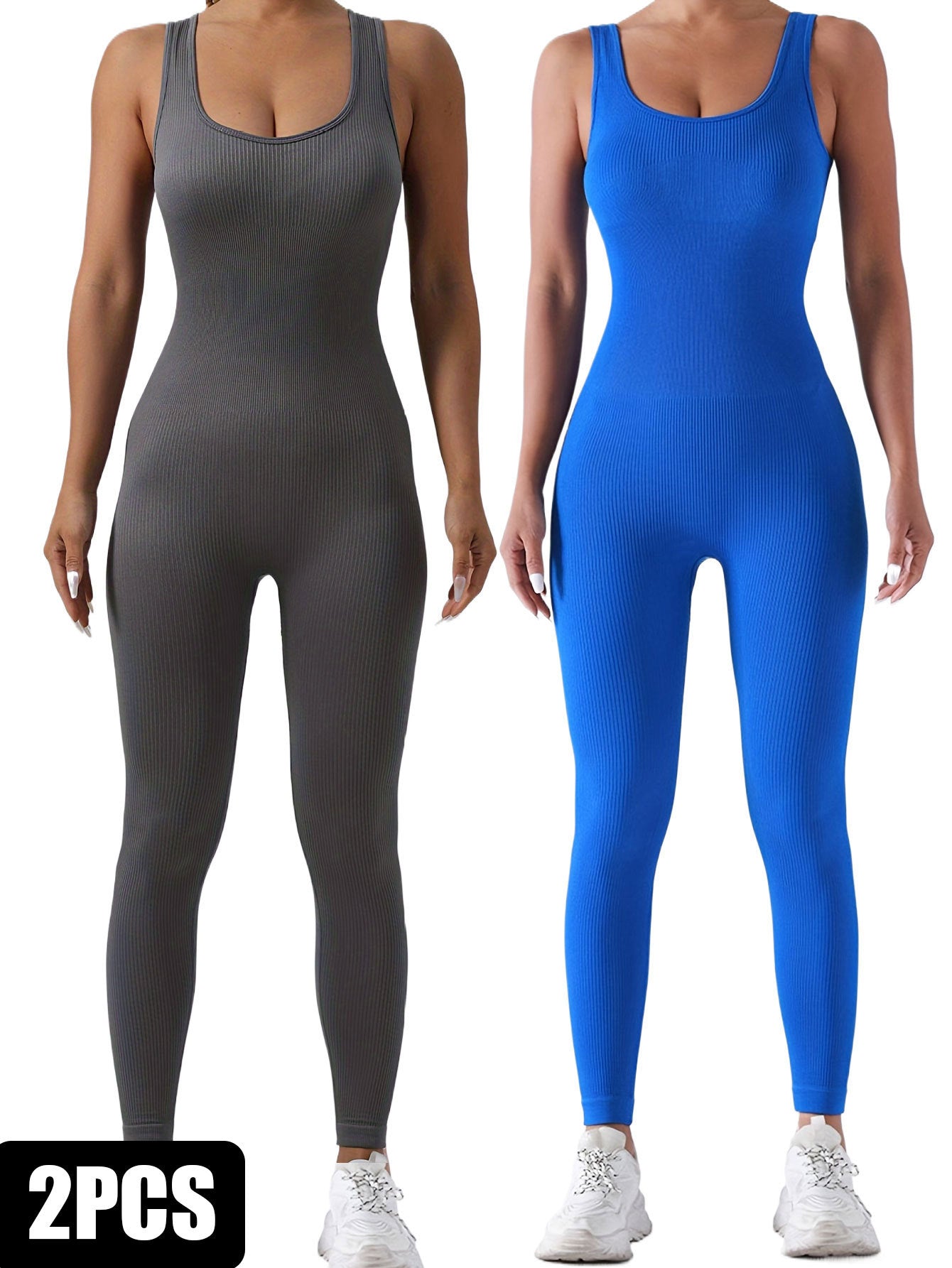 Form-Fitting Sensual Activewear Romper