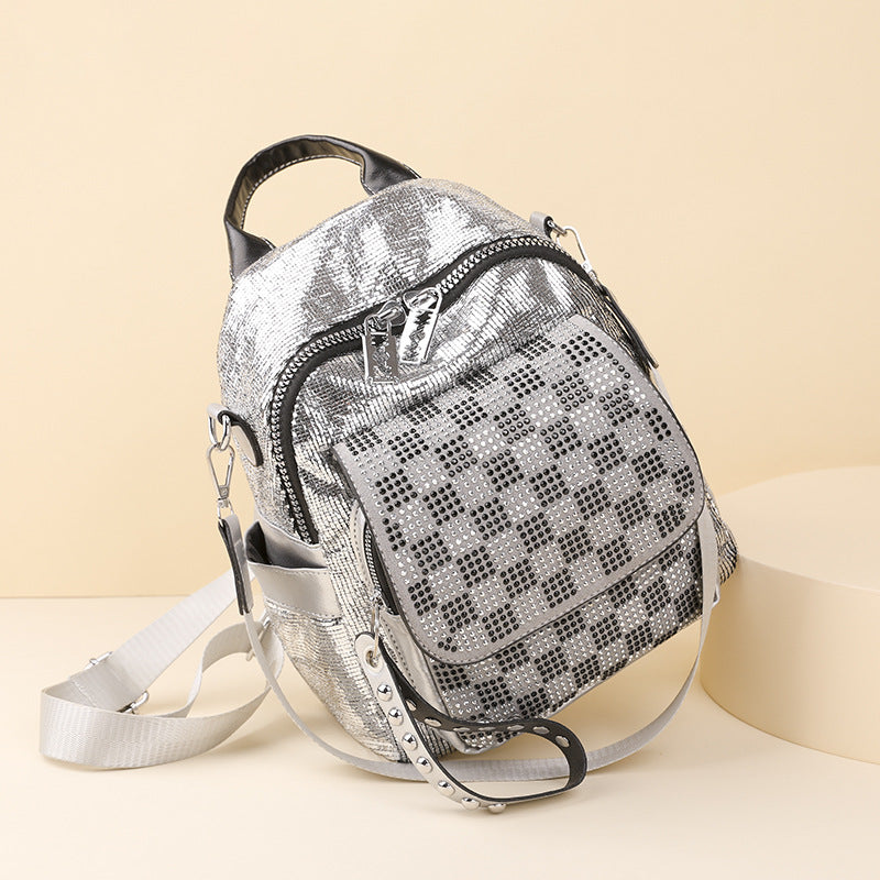 Colorful Sequin Women's Multifunctional Backpack