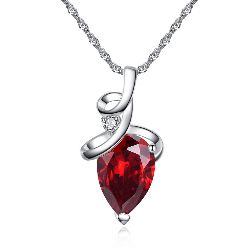 Women's Crystal Pendant Necklace