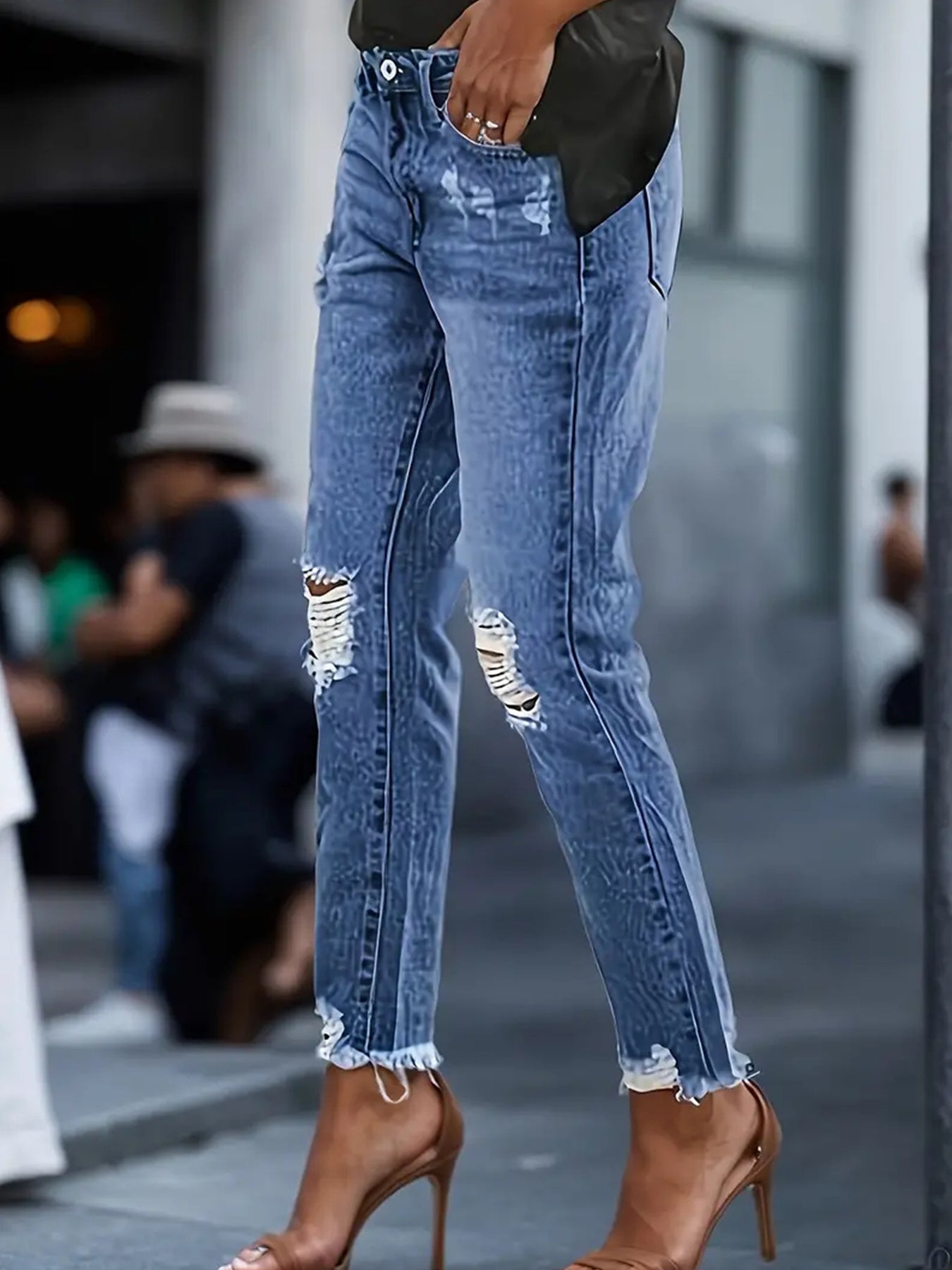 Stretchy Boyfriend Jeans