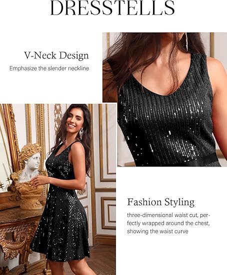 SEQUIN COCKTAIL PARTY DRESS