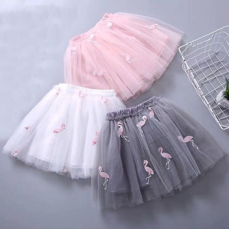 Mesh Pleated Princess Dress for Girls