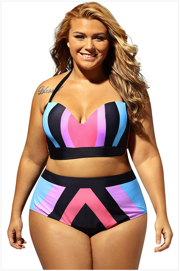 Trendy Women's High-Waisted Bikini & One-Piece Swimsuit