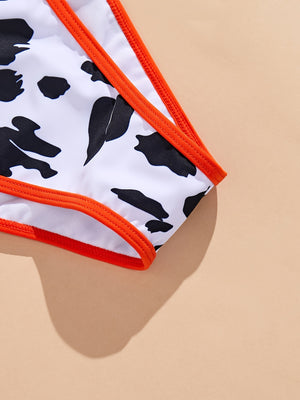 Strapless Swimsuit Two-piece Set