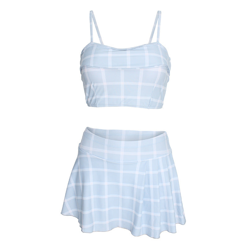 Women's Two-Piece Sexy Bikini Swimsuit Set (Korean Style)