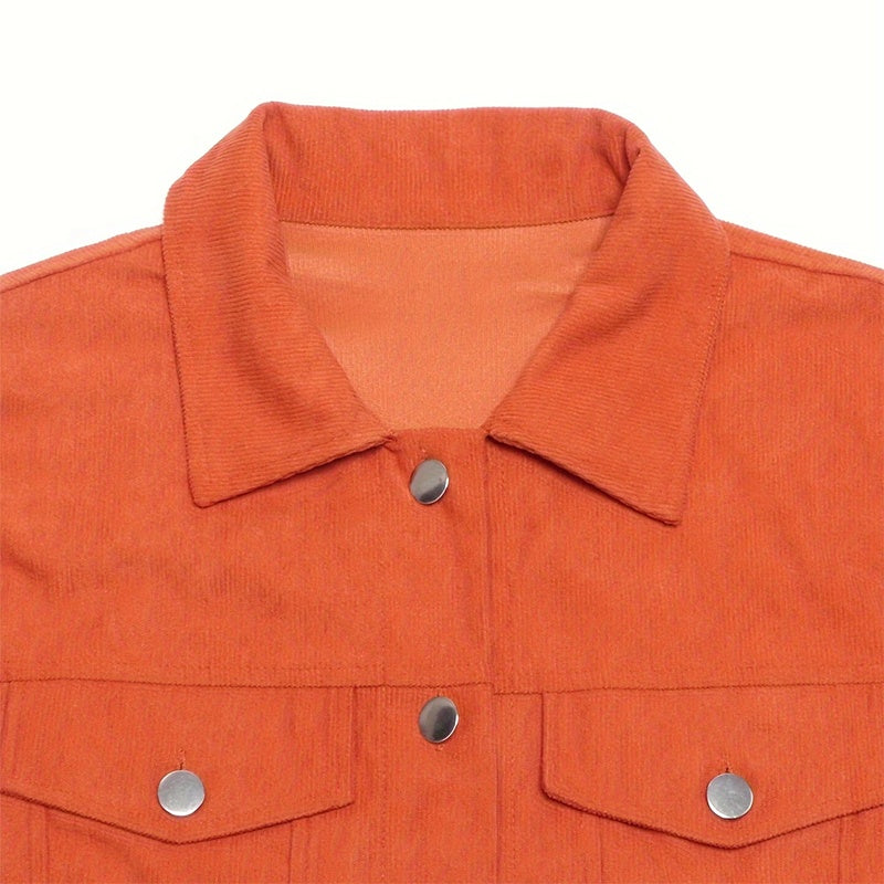 Corduroy Long Sleeve Jacket
