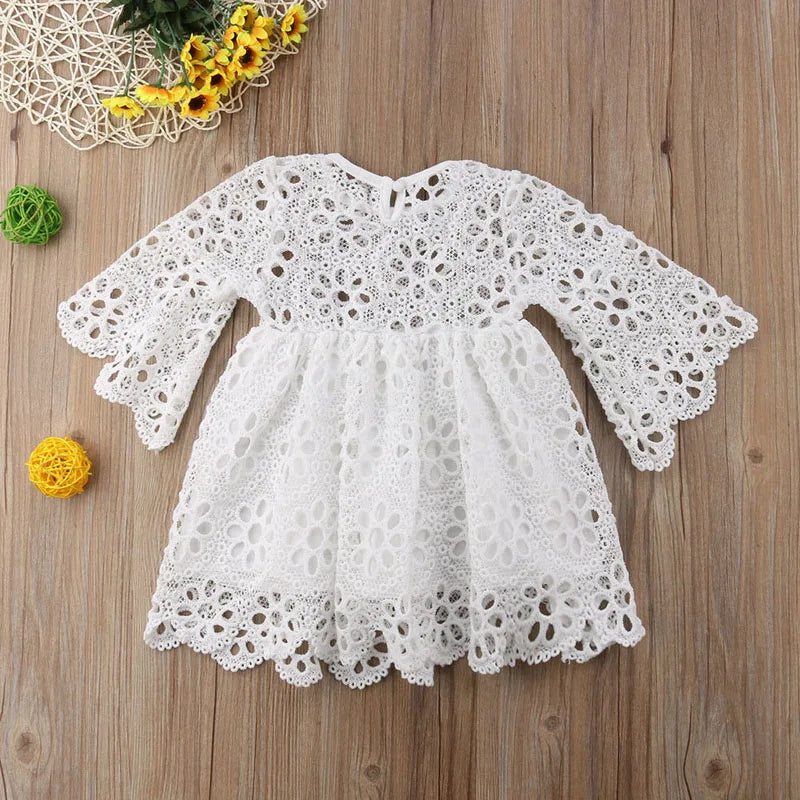 Lace Floral Wedding Party Dress