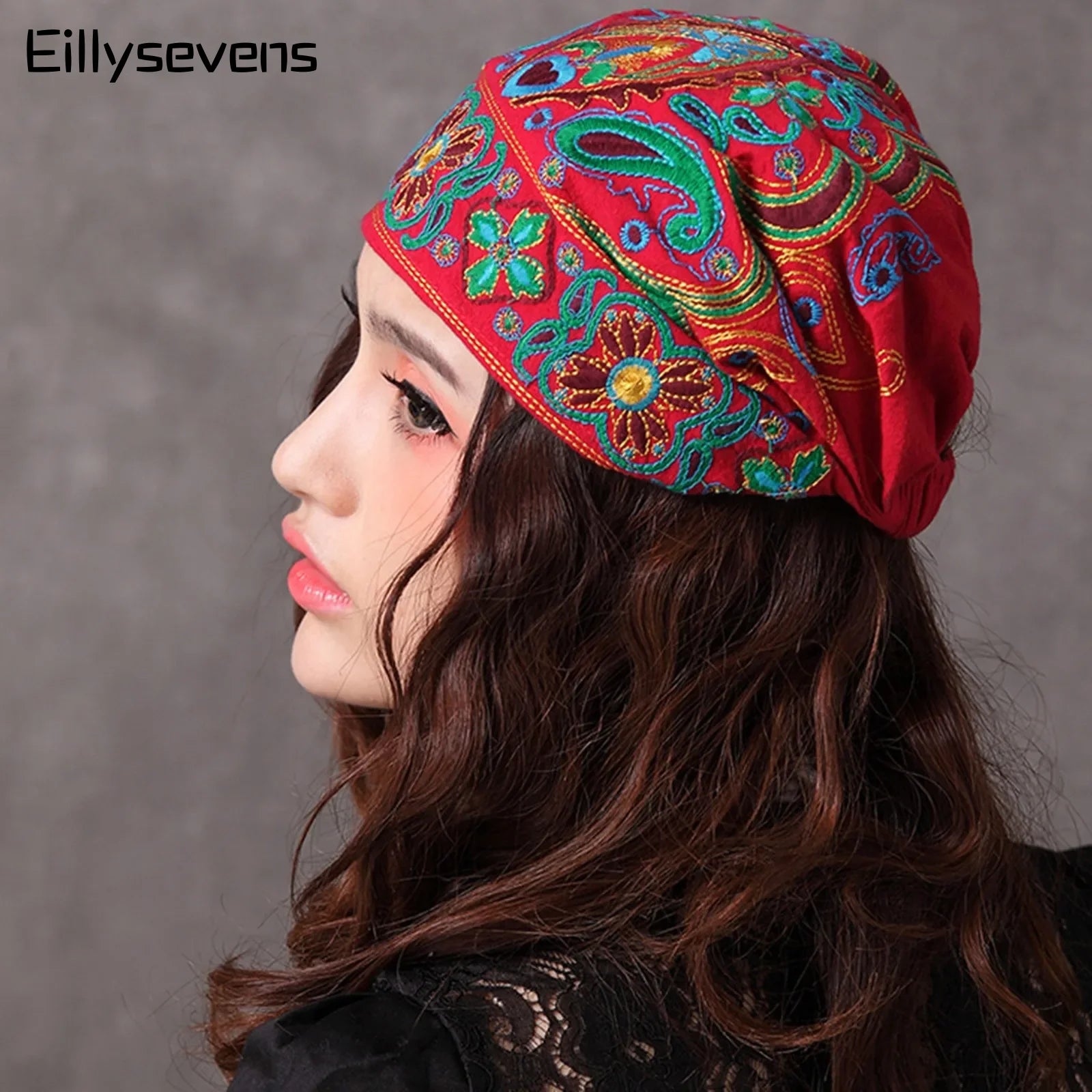 Embroidery Flowers Bandanas
