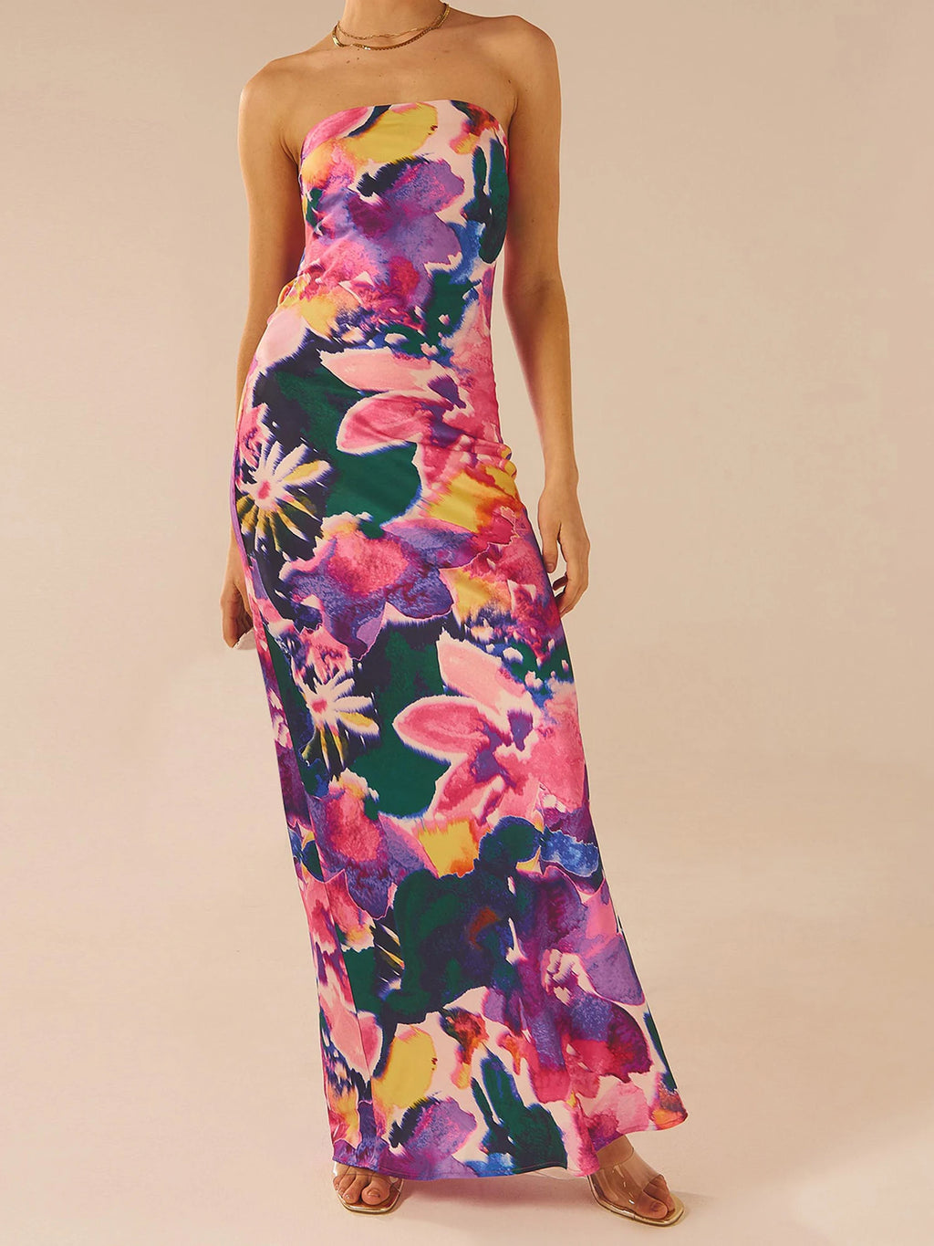 Elegant Off-Shoulder Maxi Dress