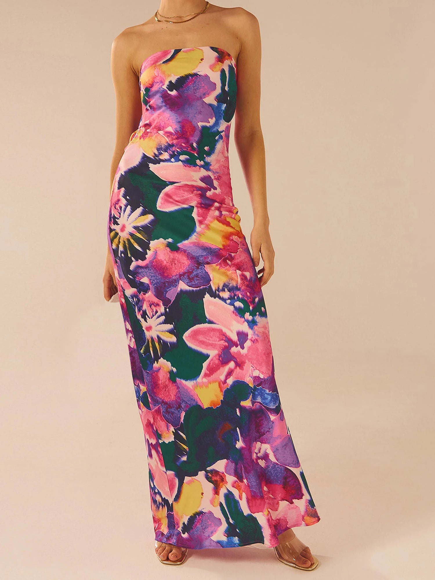 Elegant Off-Shoulder Maxi Dress