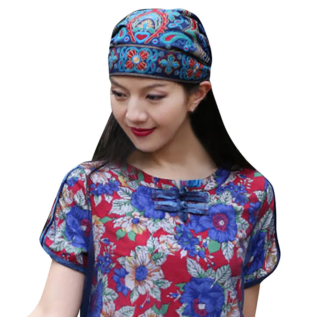 Embroidery Flowers Bandanas