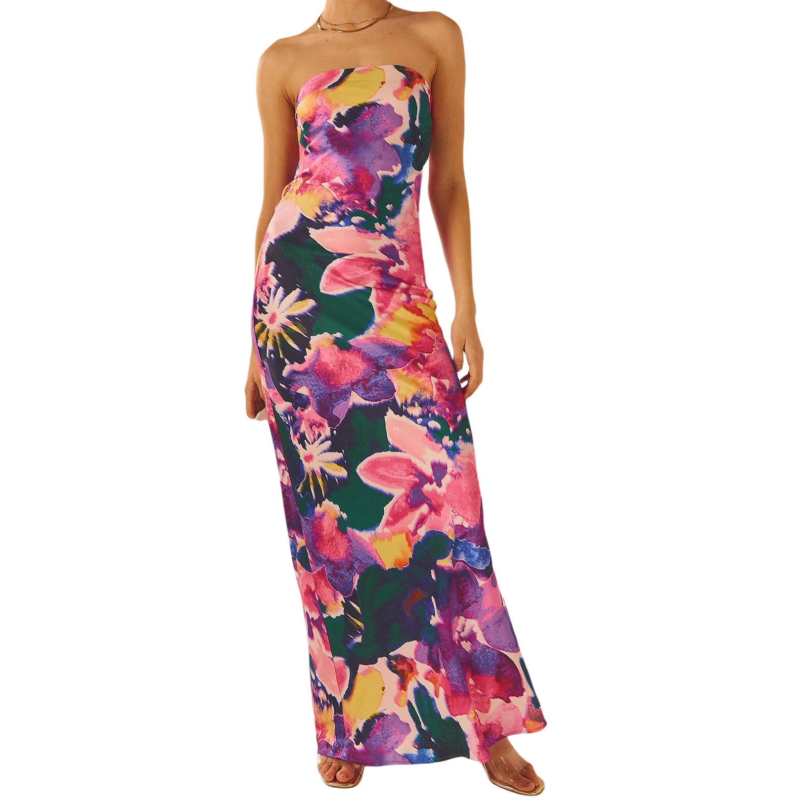 Elegant Off-Shoulder Maxi Dress