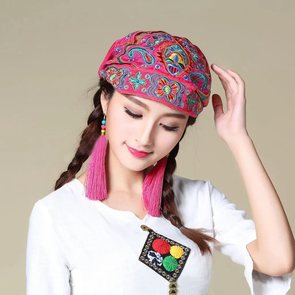 Embroidery Flowers Bandanas