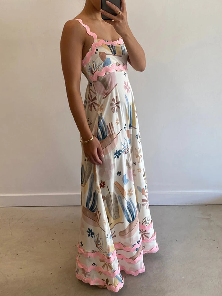 Backless A-Line Ric Rac Dress
