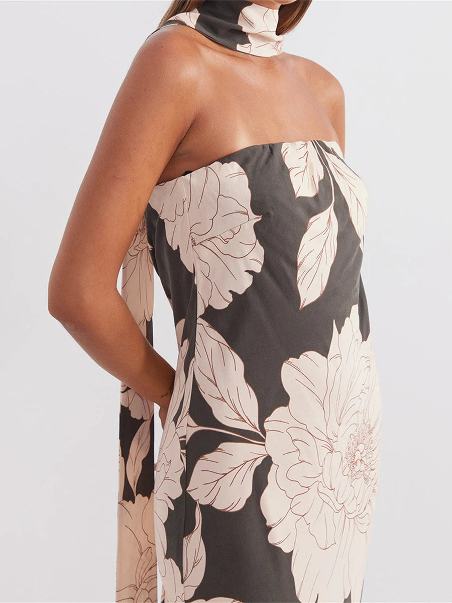 Elegant Off-Shoulder Maxi Dress