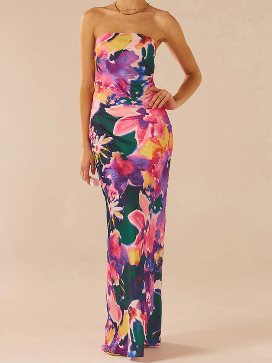 Elegant Off-Shoulder Maxi Dress