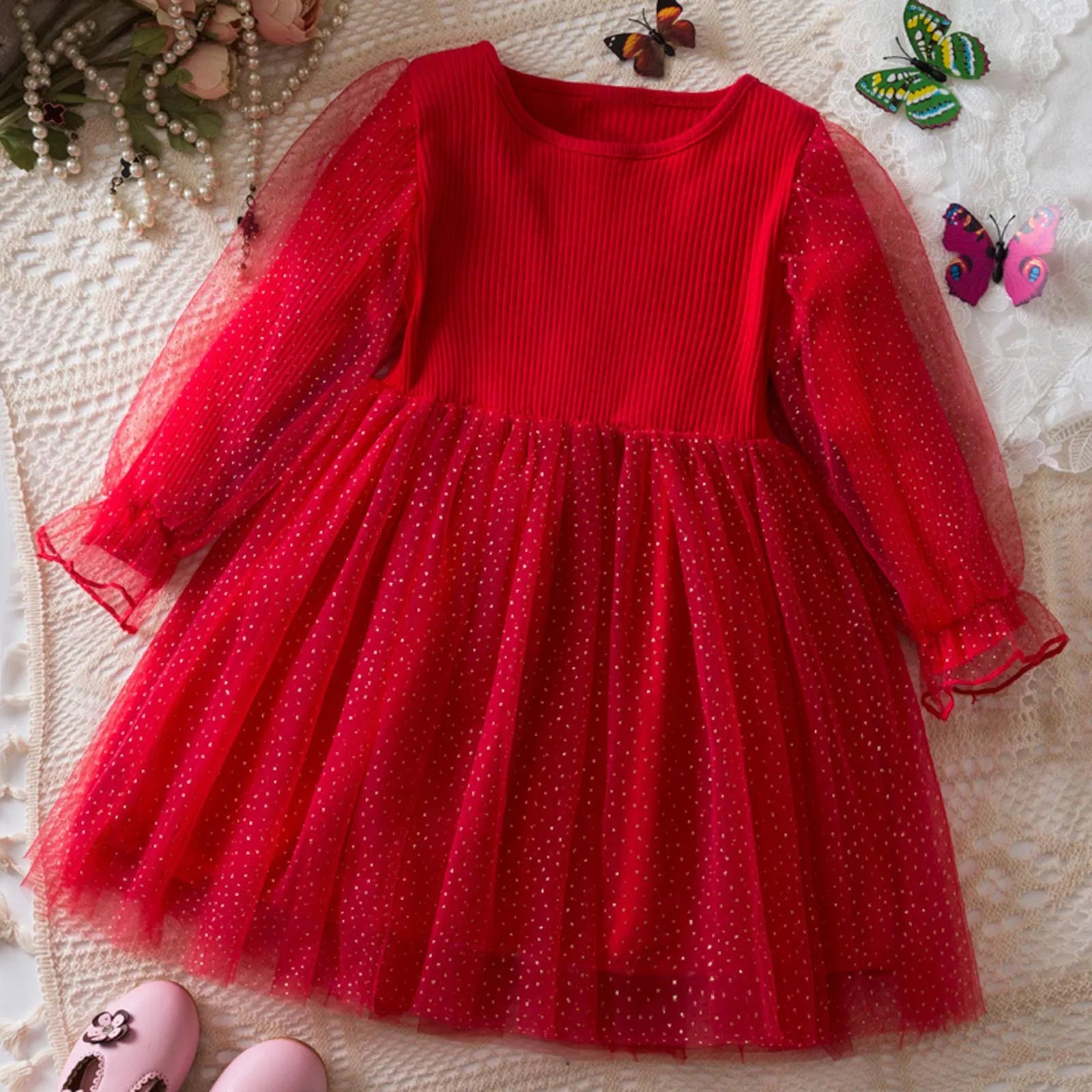 Kids Dresses For Girls 2-7Y