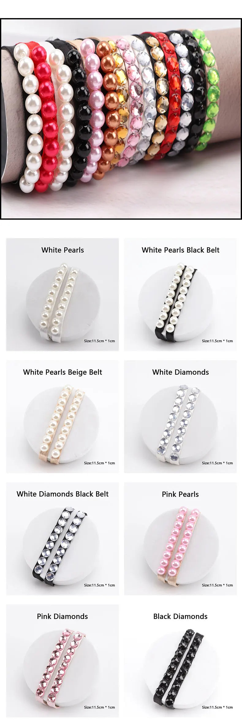 Pearls Rhinestones pumps
