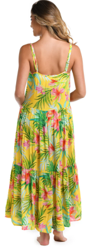 TIERED SCOOP NECK MAXI DRESS TAKINMaXX