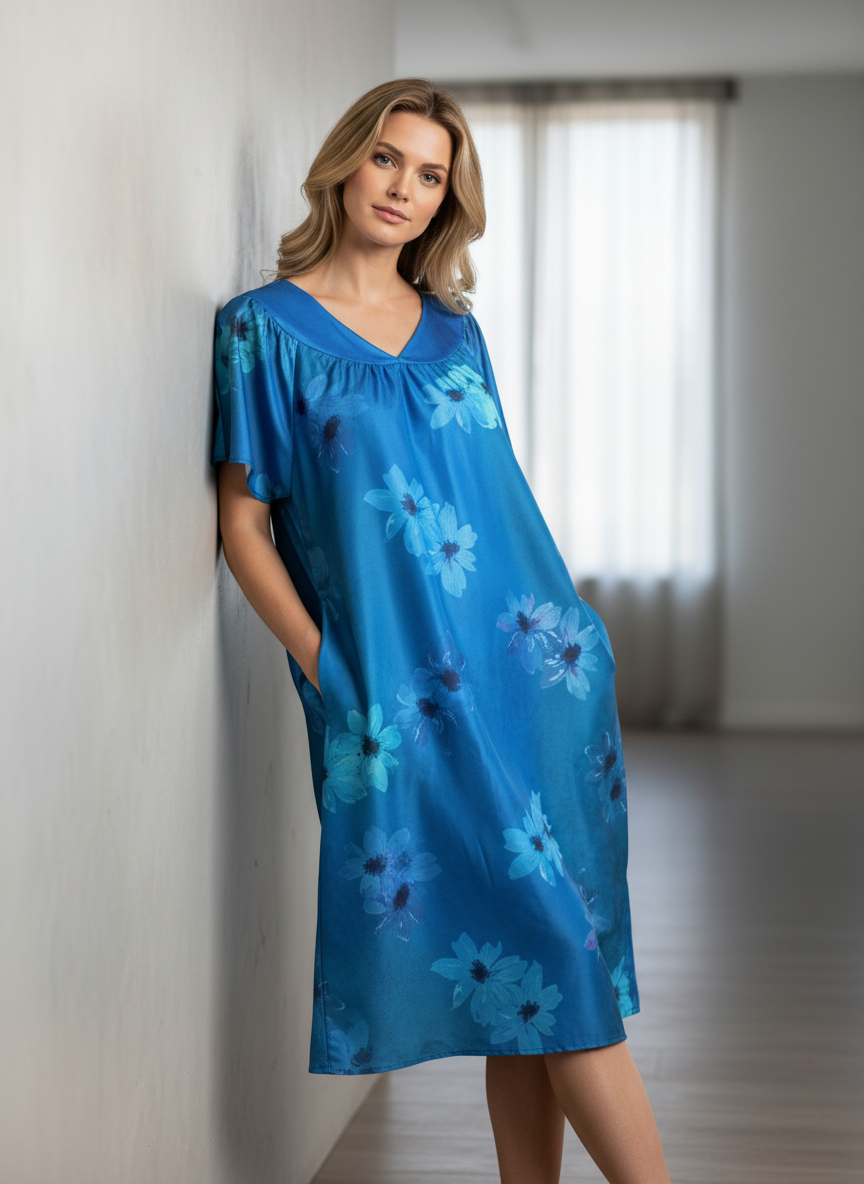FEREMO 2 PACK PLUS SIZE HOUSE DRESS FOR WOMEN
