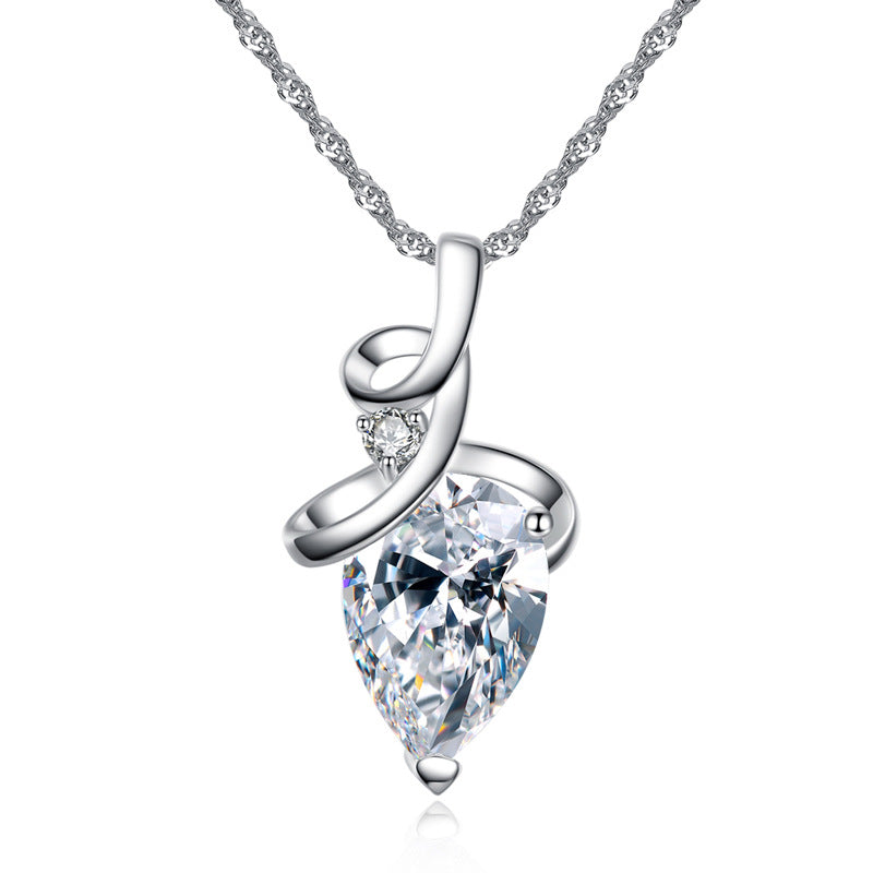 Women's Crystal Pendant Necklace