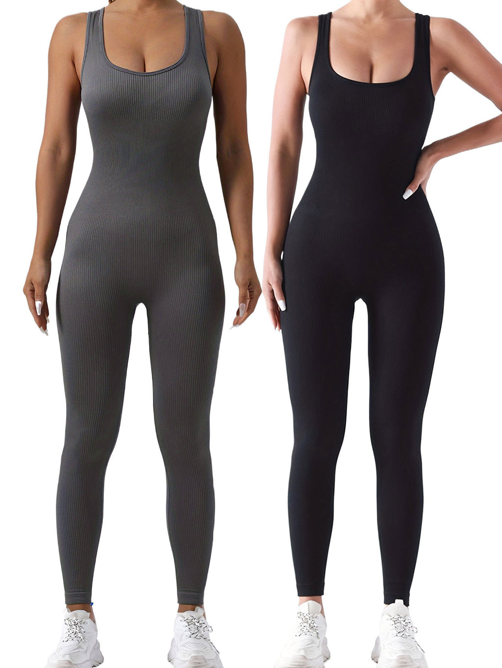 Form-Fitting Sensual Activewear Romper