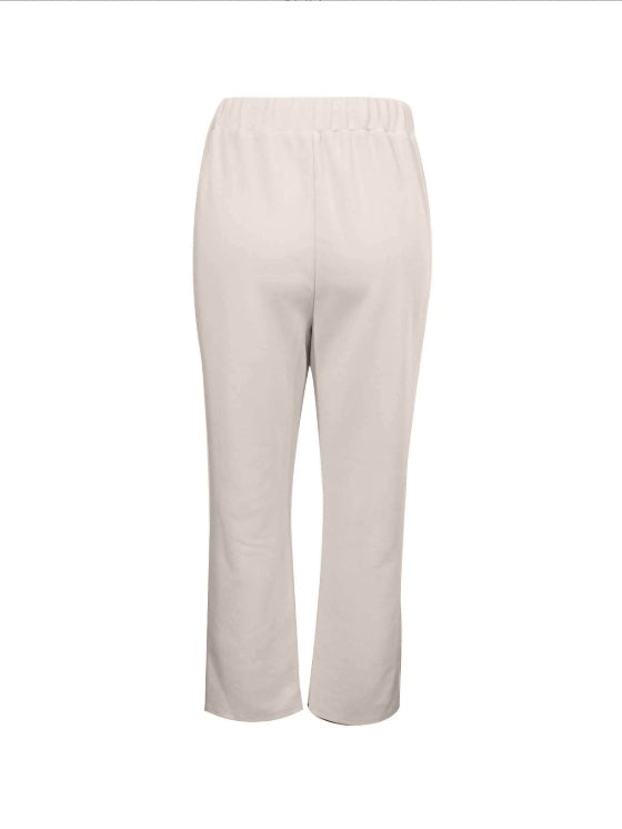 Casual Drawstring Tied Sweatpants