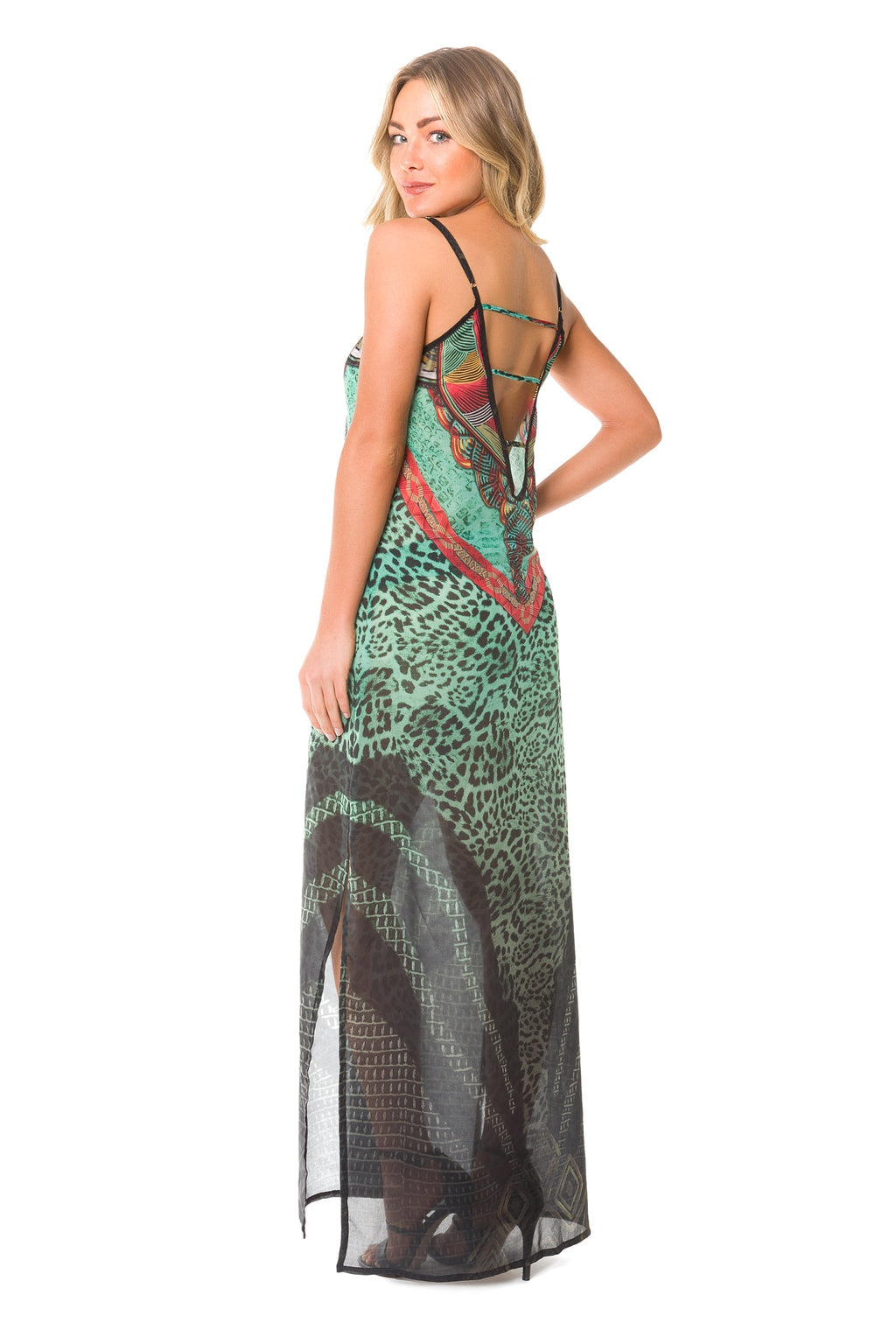 TROPICAL LONG MAXI DRESS TAKINMaXX