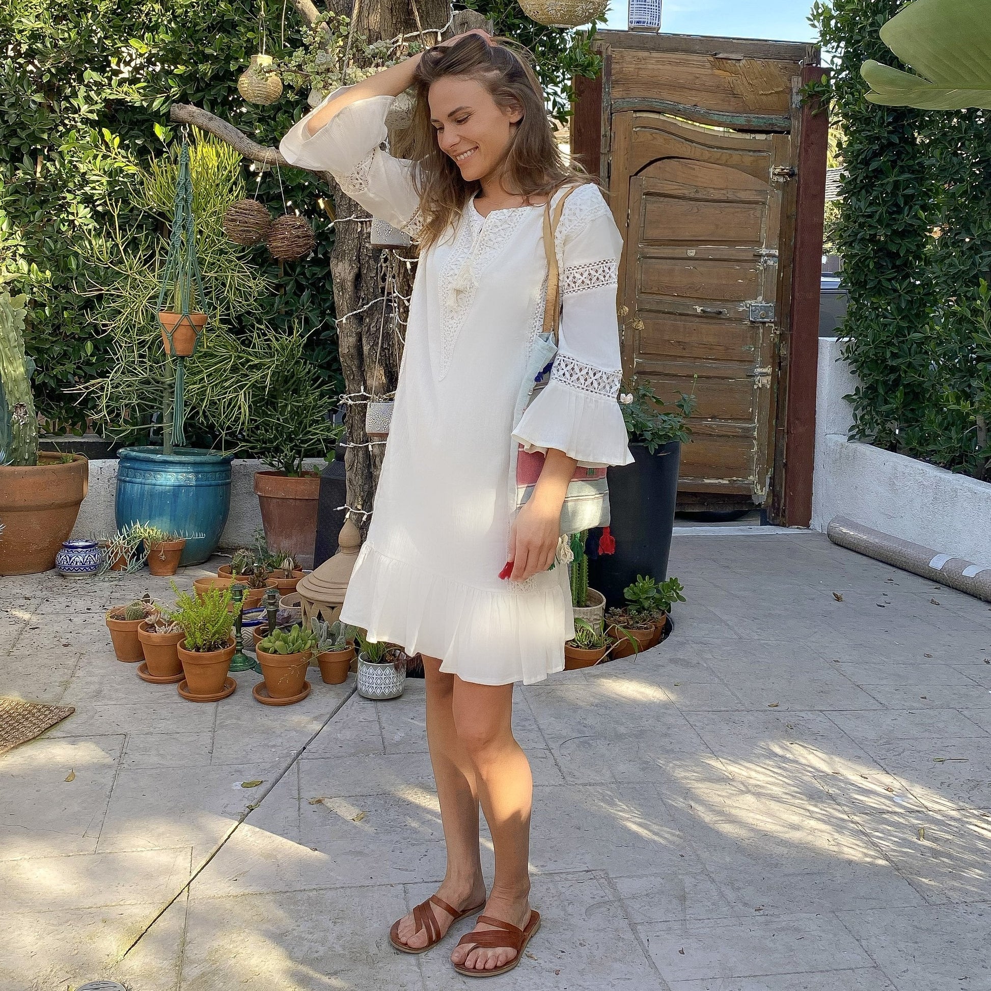 PARADISO MINI DRESS - NATURAL TAKINMaXX