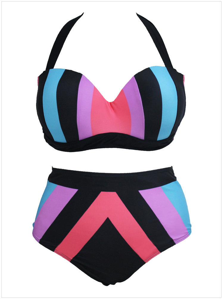Trendy Women's High-Waisted Bikini & One-Piece Swimsuit