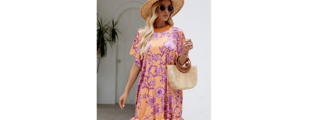 VINTAGE VELVET FLORAL MINI DRESS