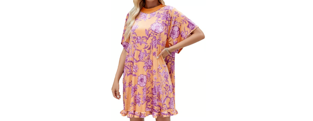 VINTAGE VELVET FLORAL MINI DRESS