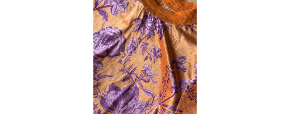 VINTAGE VELVET FLORAL MINI DRESS