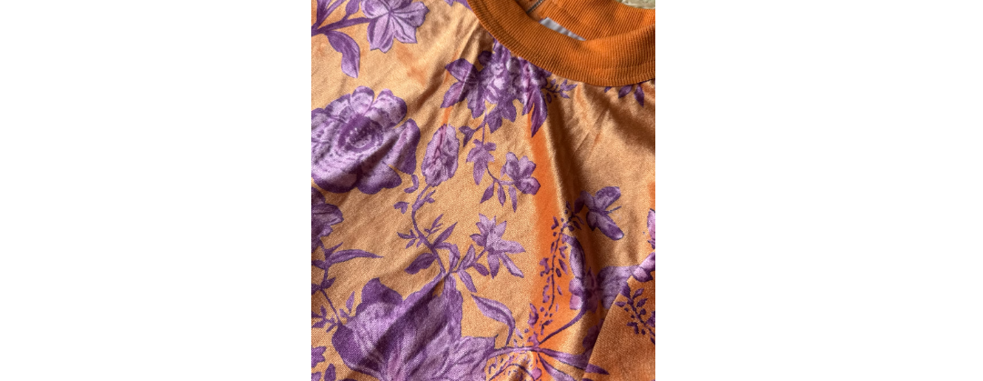 VINTAGE VELVET FLORAL MINI DRESS