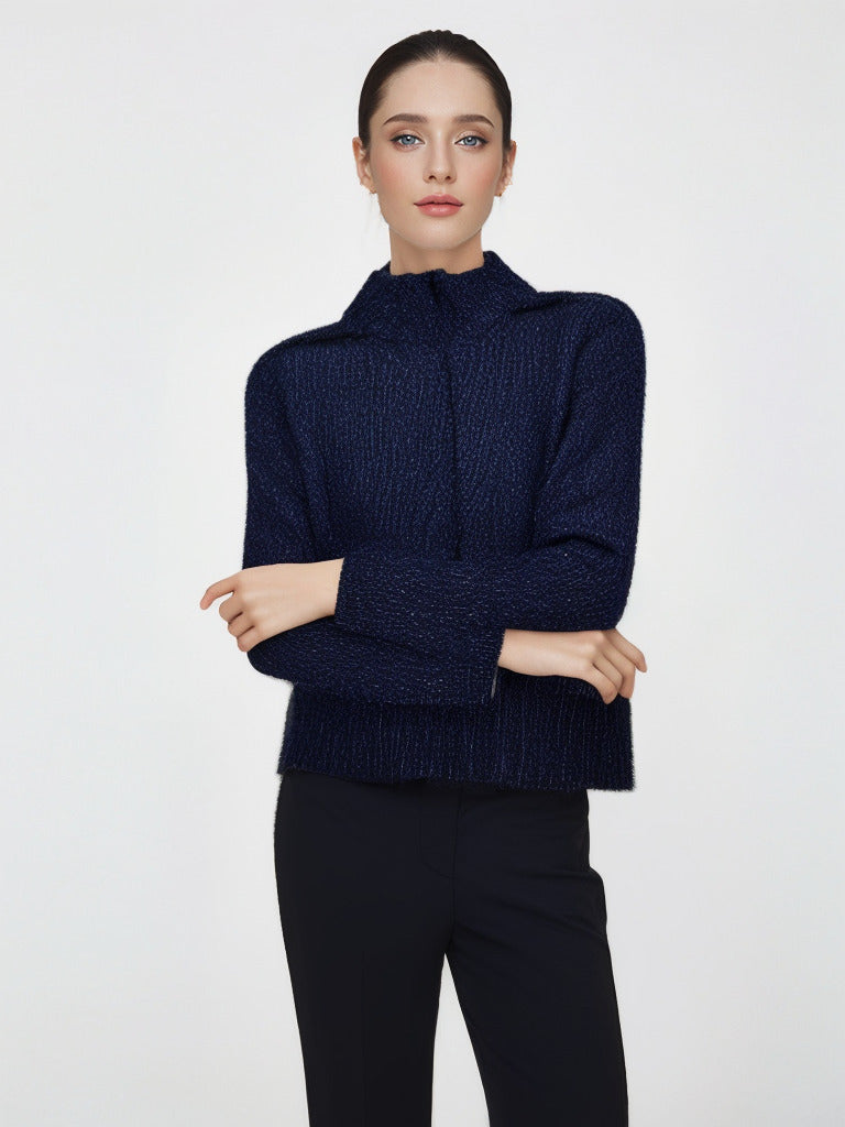 Oversized Turtleneck Sweater For Modern Women