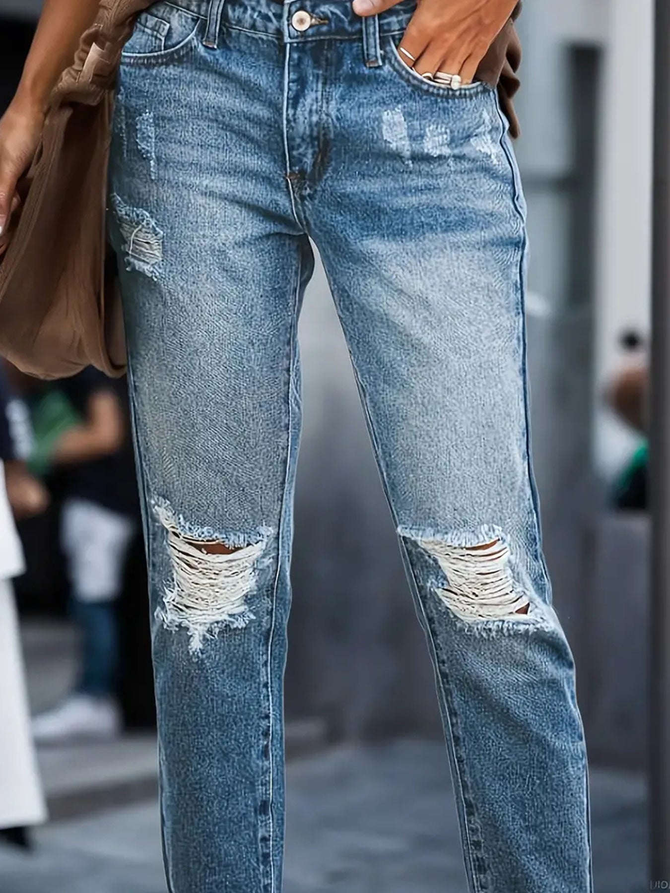 Stretchy Boyfriend Jeans