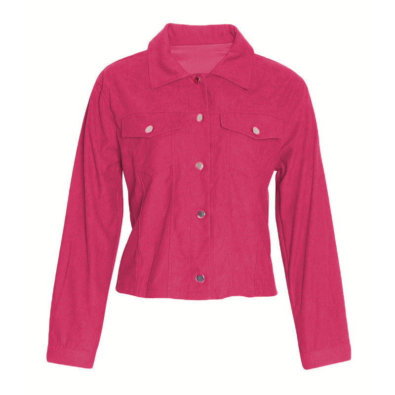 Corduroy Long Sleeve Jacket