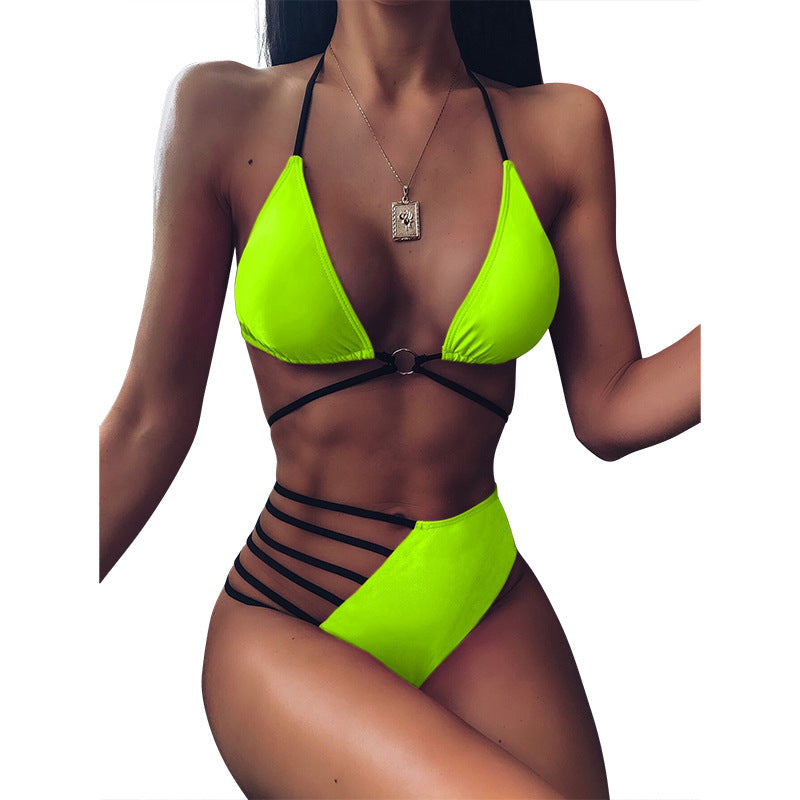 2020 Women's Leopard Print Bikini Swimsuit