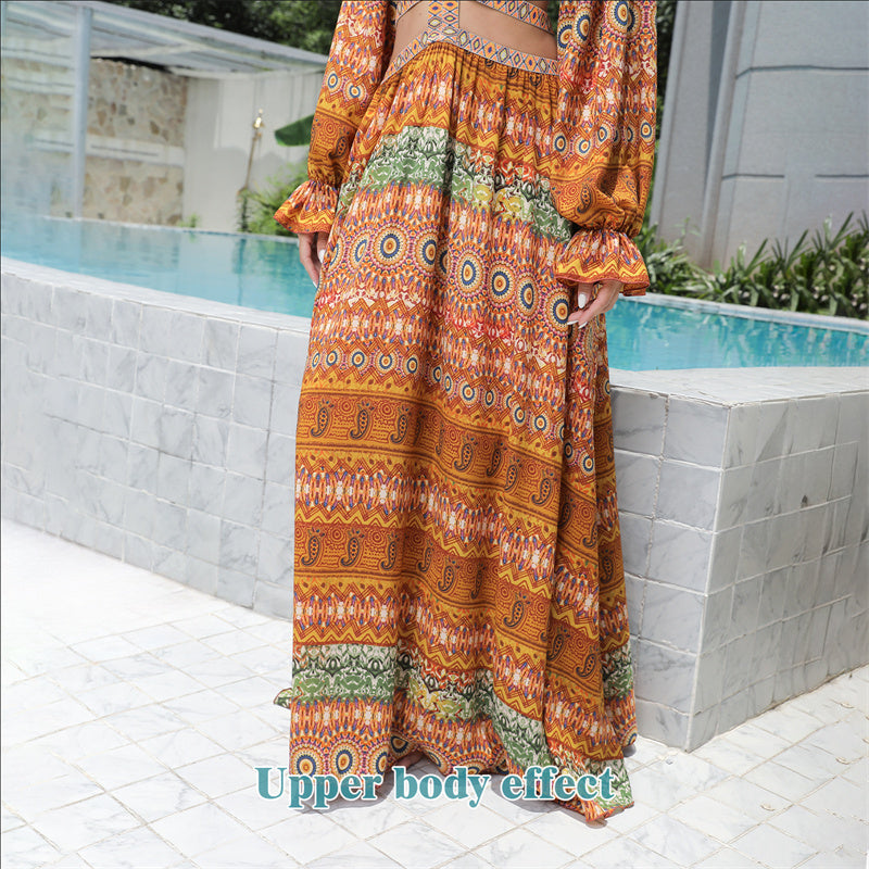 Women's Floral Large Hem Dress TAKINMaXX